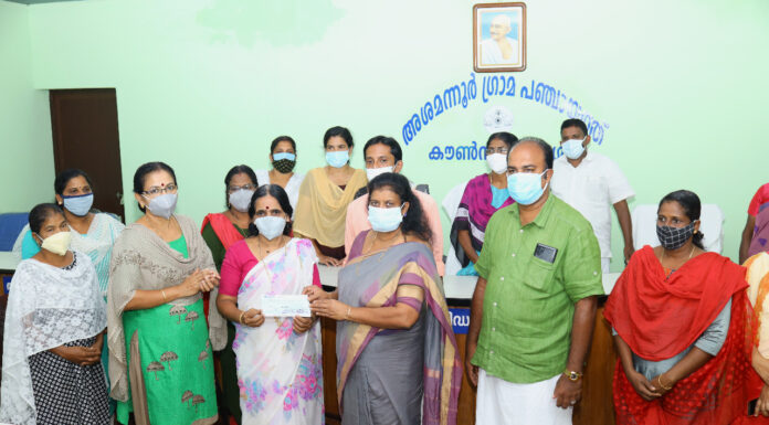 അശമന്നൂര് സി.എഫ്.എല്.ടി.സി യിലേക്ക് വ്യക്തികളുടെയും സംഘടനകളുടെയും സഹായ പ്രവാഹം