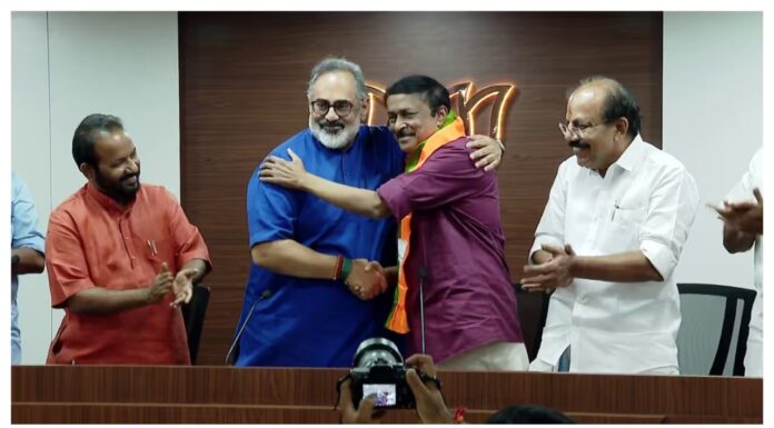 ഇടത് സഹയാത്രികന് റെജി ലൂക്കോസ് ബി.ജെ.പിയില്