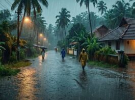 സംസ്ഥാനത്ത് 12 വരെ ശക്തമായ മഴ തുടരും