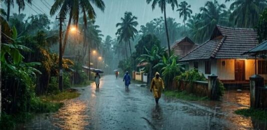 സംസ്ഥാനത്ത് 12 വരെ ശക്തമായ മഴ തുടരും