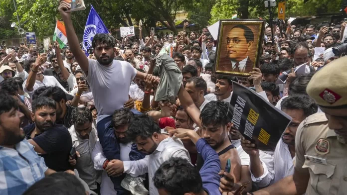 Cockroach Janta Party protest