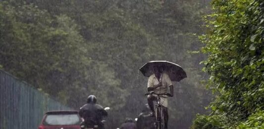 അഞ്ചു ദിവസം മഴയ്ക്ക് സാധ്യത: വിവിധ ജില്ലകളില് യെല്ലോ അലര്ട്ട്