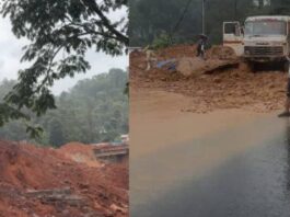 വയനാട് മണ്ണിടിച്ചിലില് രണ്ട് മരണമെന്ന് സൂചന: മുപ്പതോളം പേര് കുടുങ്ങിക്കിടക്കുന്നു