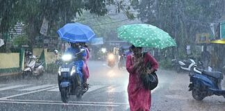 സംസ്ഥാനത്ത് വീണ്ടും മഴ മുന്നറിയിപ്പ്