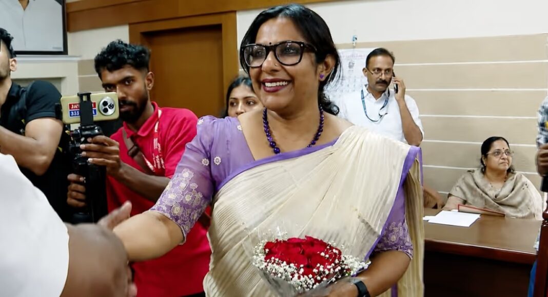 മായ രാഹുല് പാല നഗരസഭാ ചെയര്പേഴ്സണ്
