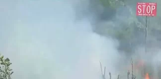 തിരുവനന്തപുരത്ത് റെയില്വേ ട്രാക്കിന് സമീപം തീപിടുത്തം